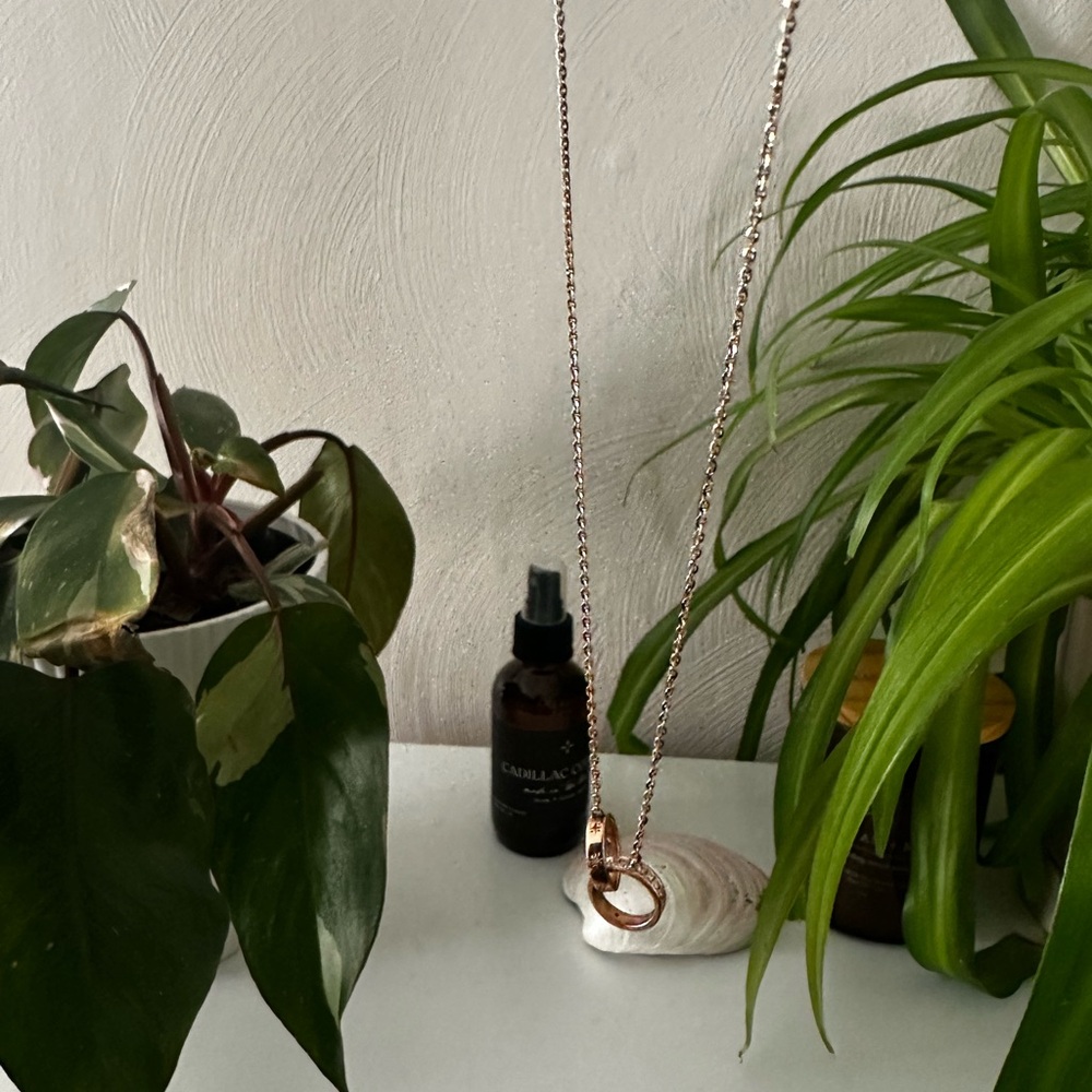 Selling my Luna Skye necklace. It is 16” and 14 kt rose gold w/ diamonds.